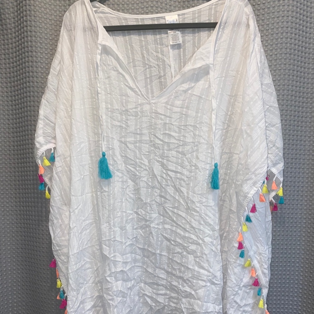 Tassle Bathing Suit Cover-Up